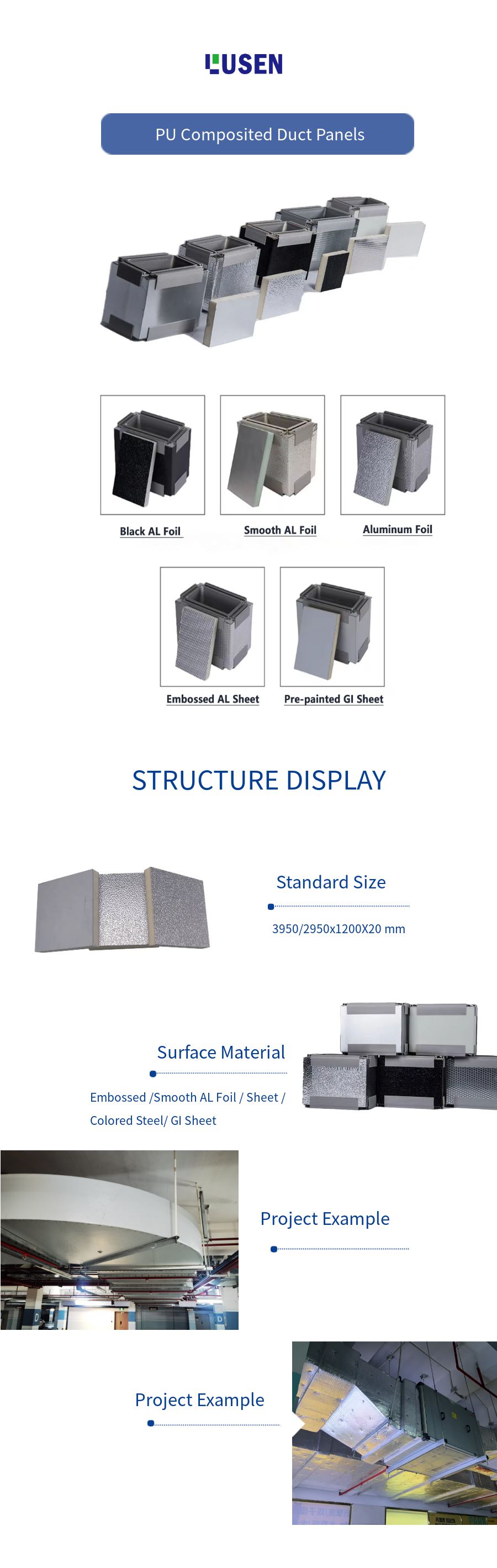 Insulated Air Duct Panels